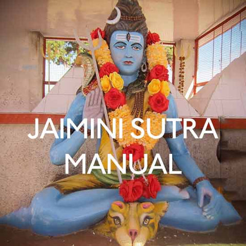 Jaimini Sutra Manual